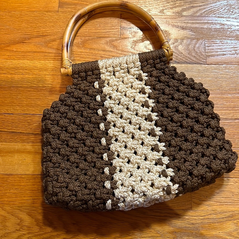 Crocheted handbag